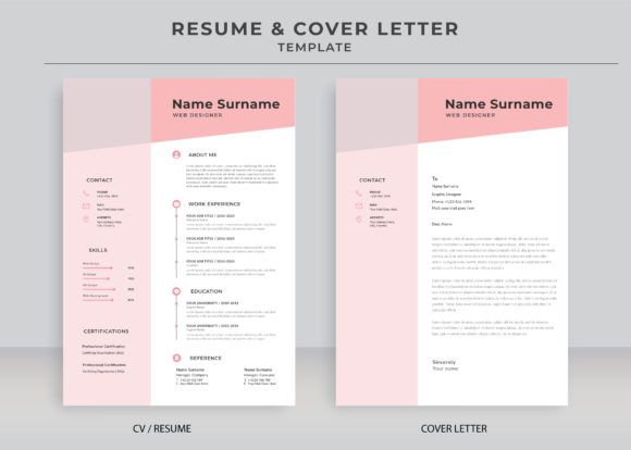 Download Resume and Cover Letter Template - Resume and cover letter template Collection