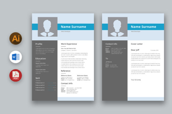 Download MS Word Resume and Cover Letter Template - Resume and cover letter template Collection