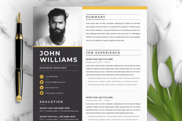 Download Resume Template with Photo - Resume template Collection